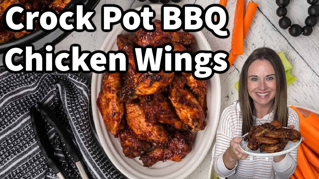 Slow Cooker BBQ Chicken Wings - Crispy & Juicy