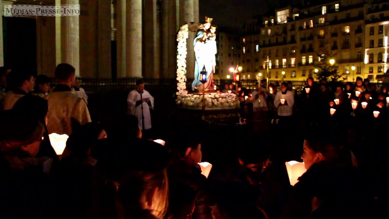 Procession de l'Immaculée Conception St Nicolas du Chardonnet   08 décembre 2017