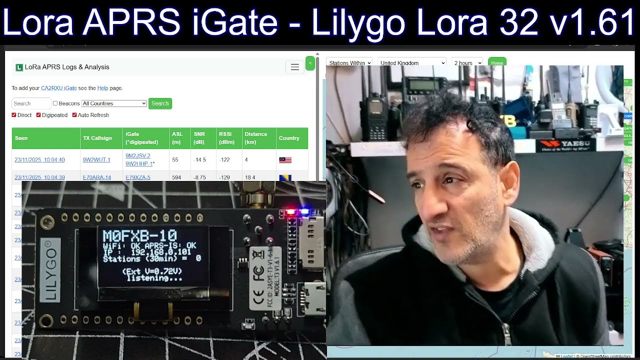Transmit - Lora Aprs Lilygo T Deck / T32 CA2RXU
