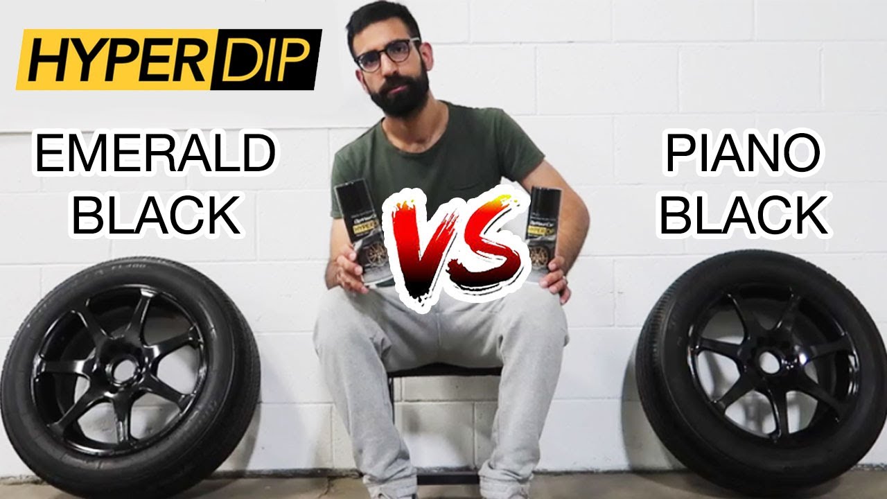 HyperDip — Piano Black против Emerald Black