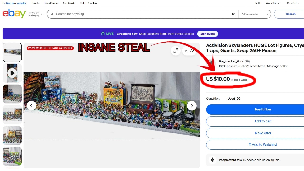 I Spent $10 on This Insane Skylander Lot (100+ Skylanders Collection Milestone).