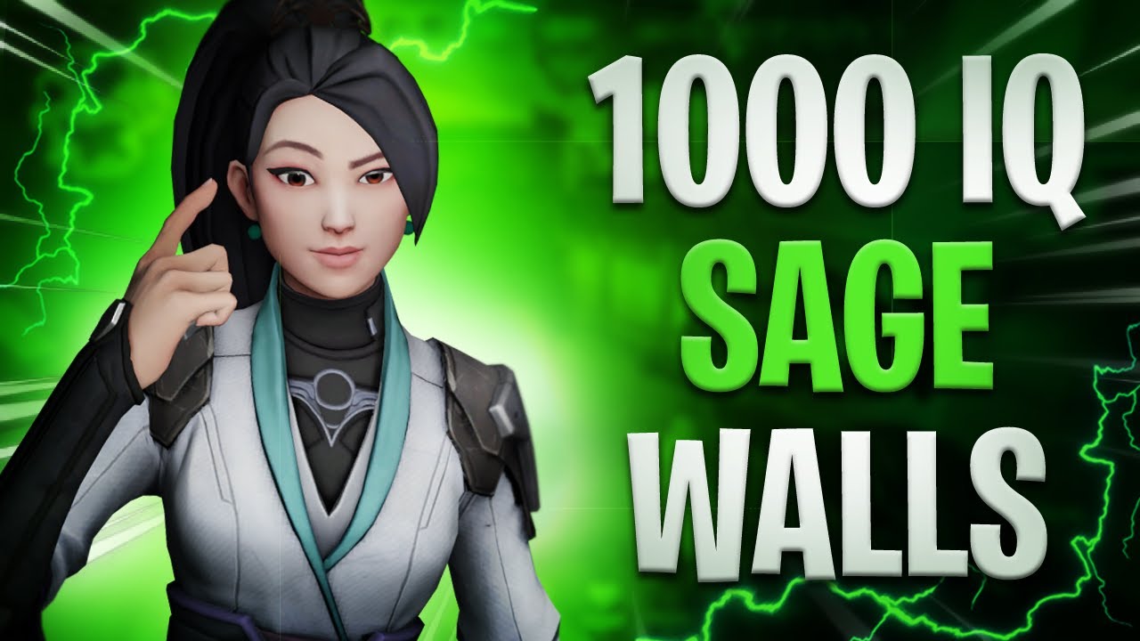 1000 IQ most creative SAGE WALLS  in valorant | Valorant sage wall boost 