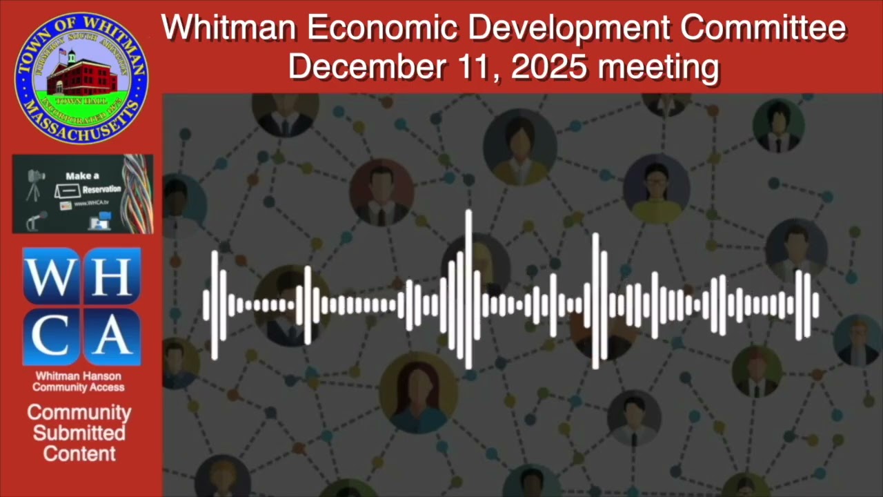 Whitman Economic Development Committee - December 11, 2025 meeting