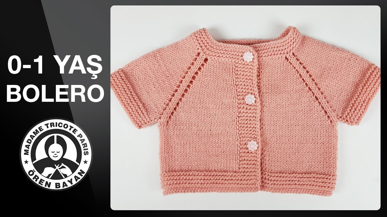 Yakadan Başlama 0-1 Yaş Bolero Modeli - Detaylı Anlatım