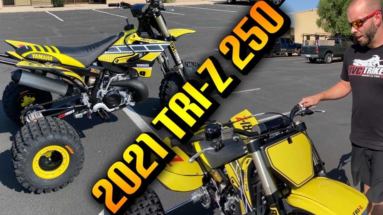 2021 YAMAHA TRI Z 250 Three Wheeler Finished!  - YZ250 Trike Conversion -
