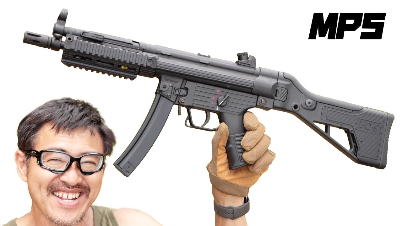 ICS CES-P MP5 レール付3点バースト 電子トリガー電動ガン レビュー　ics-212S3 airsoft review