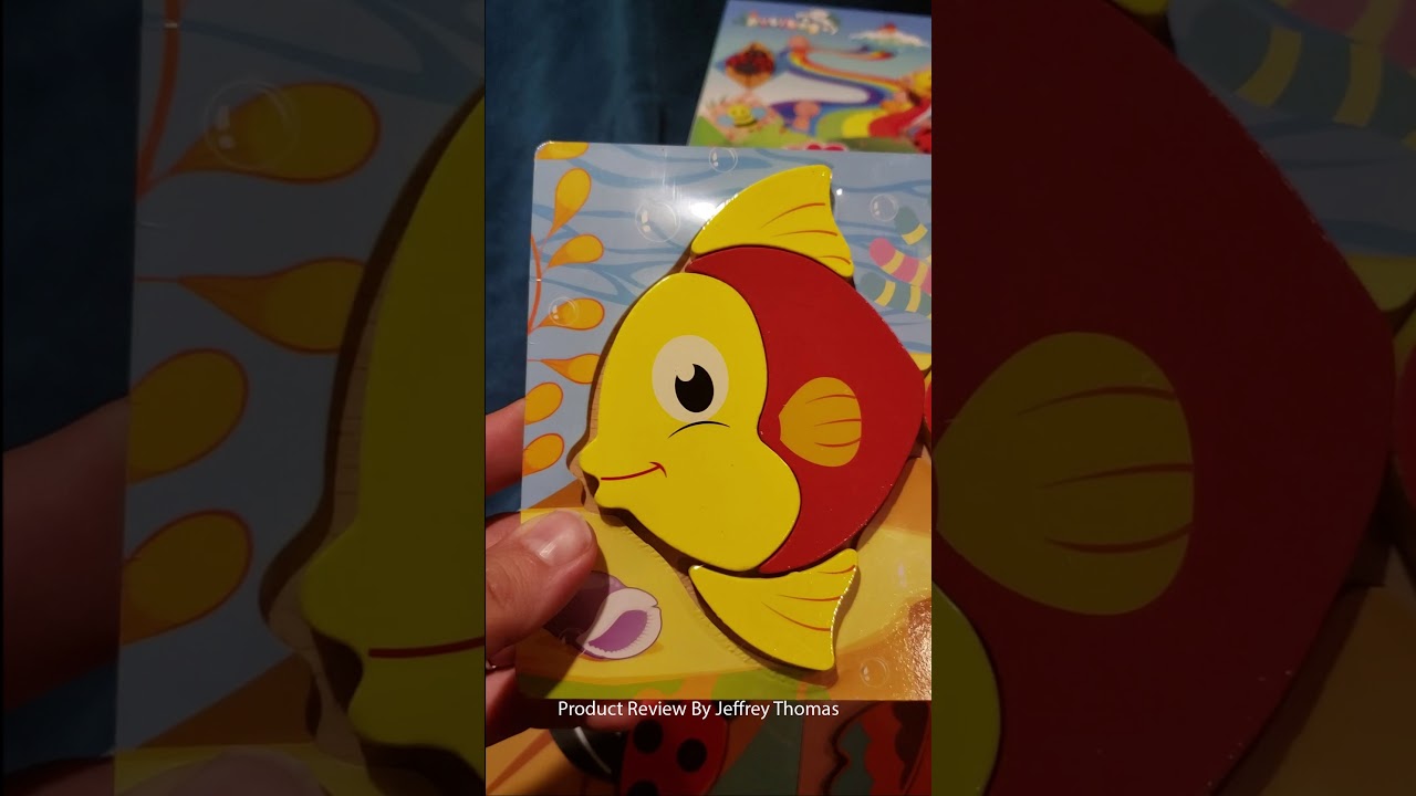 Wooden Puzzles for Toddlers, Animal Jigsaw Puzzles Early Educational Toys for Toddlers and Kids