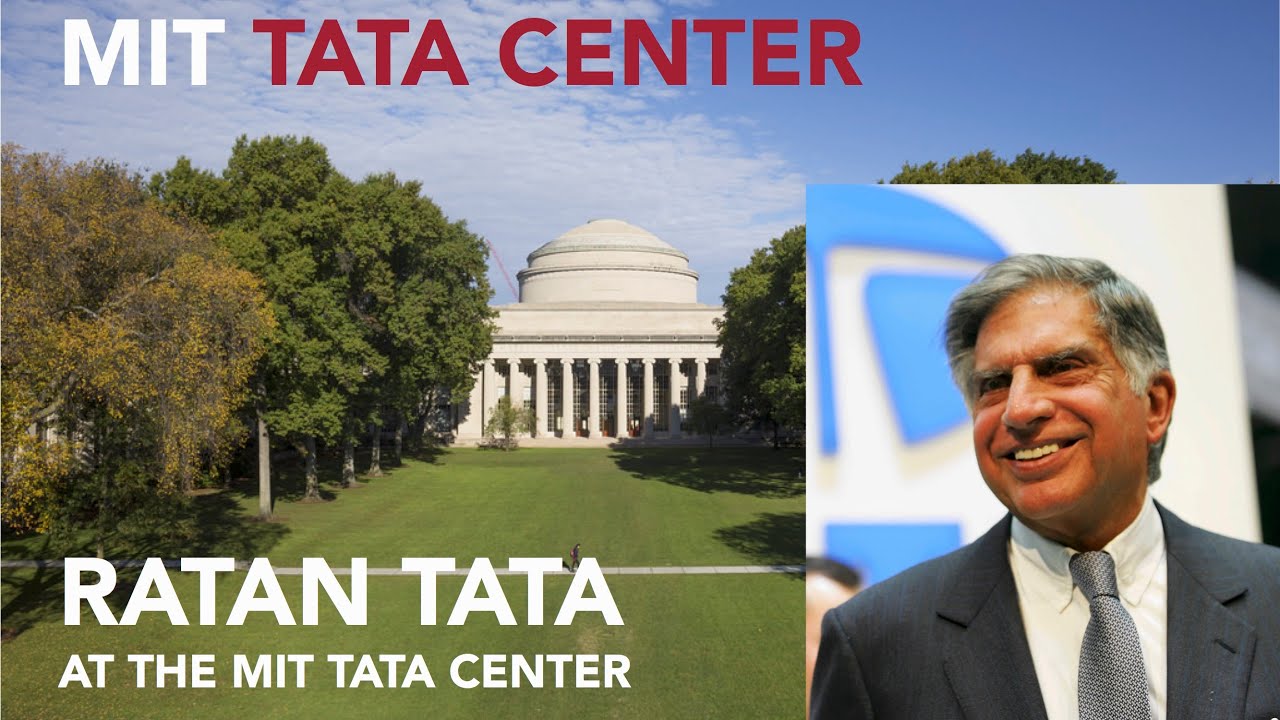 Ratan Tata at the MIT Tata Center