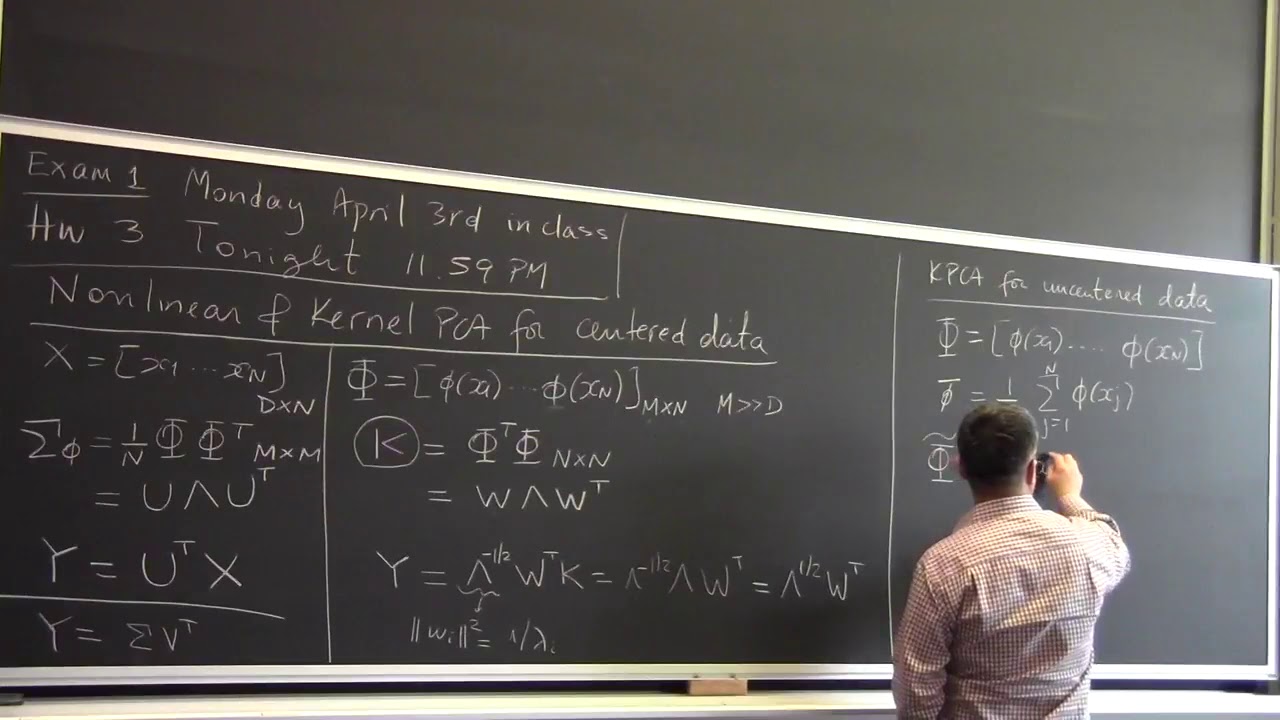 Lecture 14 Kernel PCA (Hopkins)