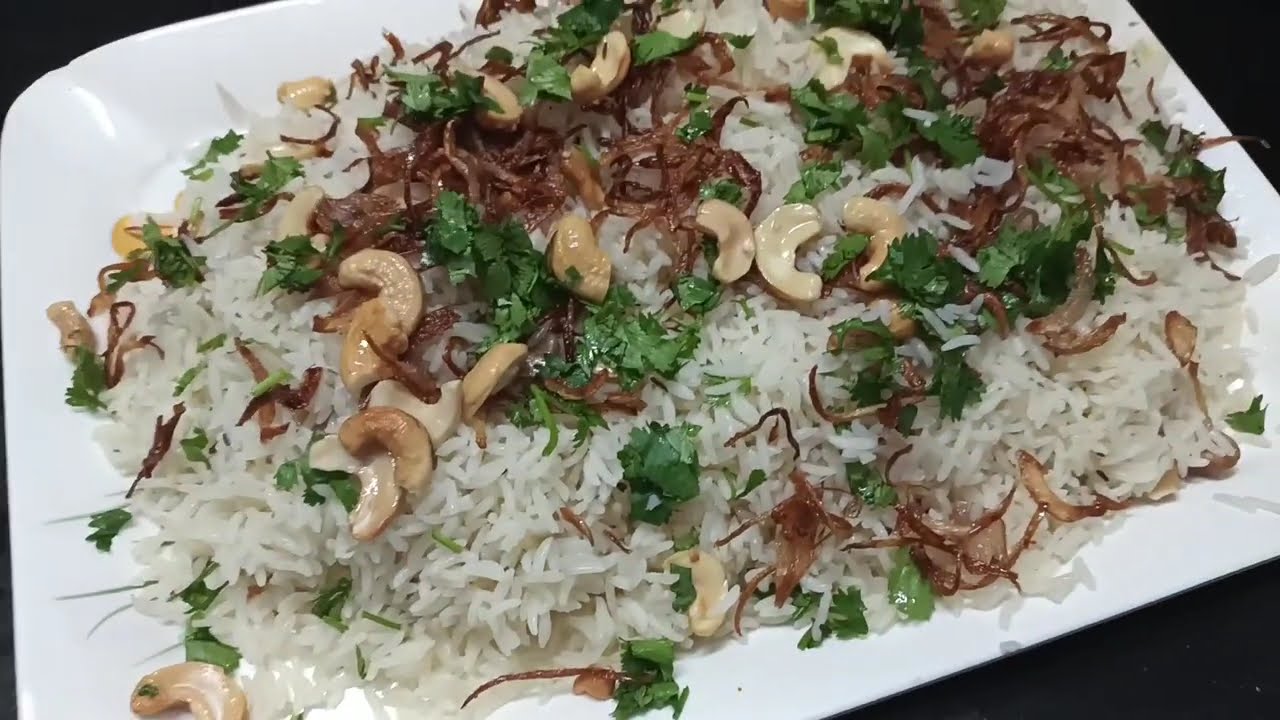 Royal Kaju Rice | Rich & Aromatic Cashew Rice Recipe | Ramzan Special Kaju Rice 🌙 | Rich & Flavorful