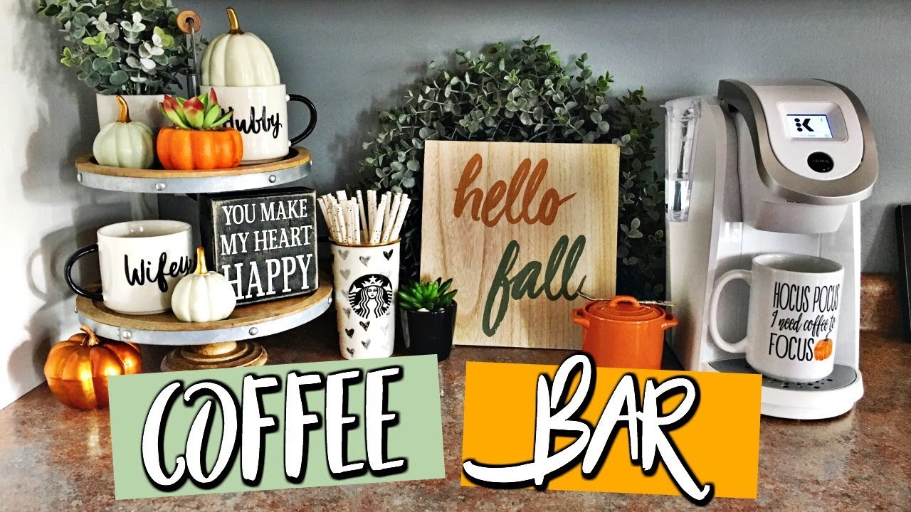COFFEE BAR: Fall Decor Ideas & Target Haul | Belinda Selene
