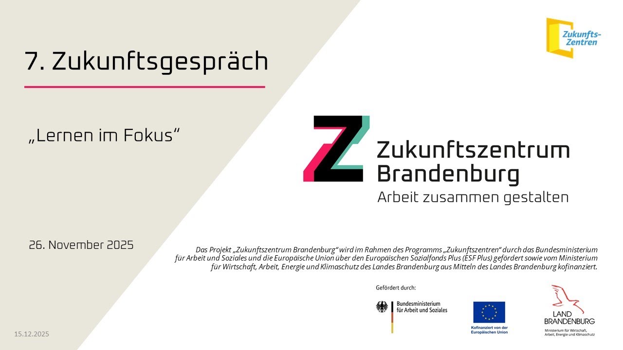 Livestream Zukunftsgespräch 