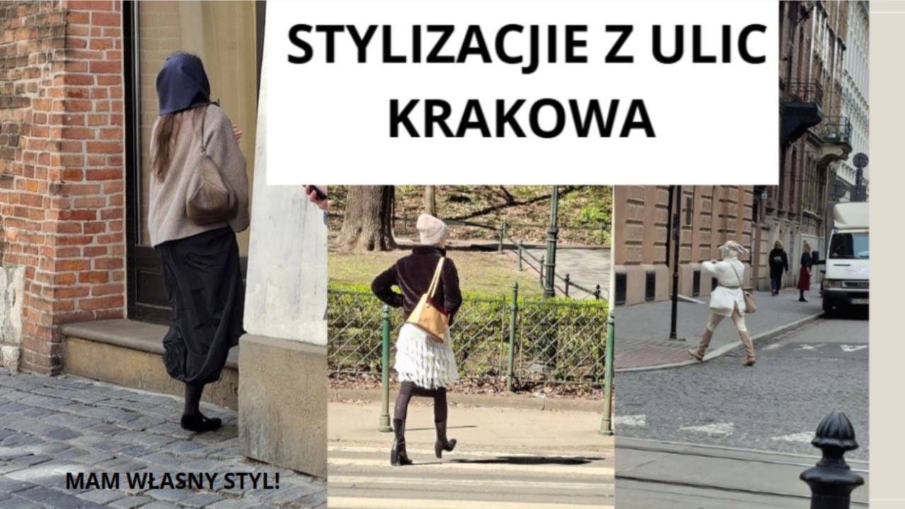 Stylizacje z ulic Krakowa ..Odwiedzimy Zara, She is Sunday, The Odder Side , Grateful ,Pepita.