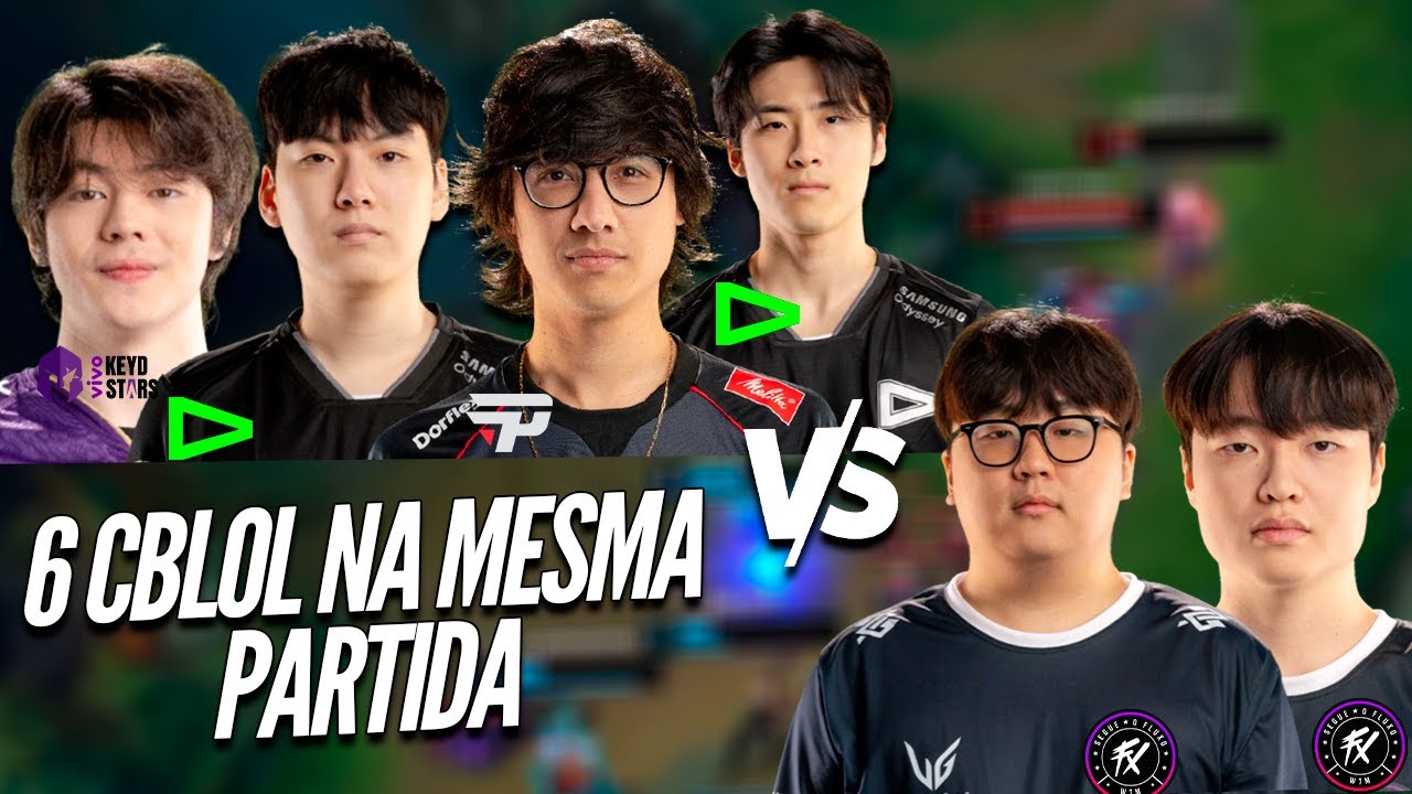 TINOWNS, YOUNGJAE, BULL e BOAL vs PEACH e BAO - LOUD, PAIN, FLUXO e  VKS, DUELO de CBLOL 2026