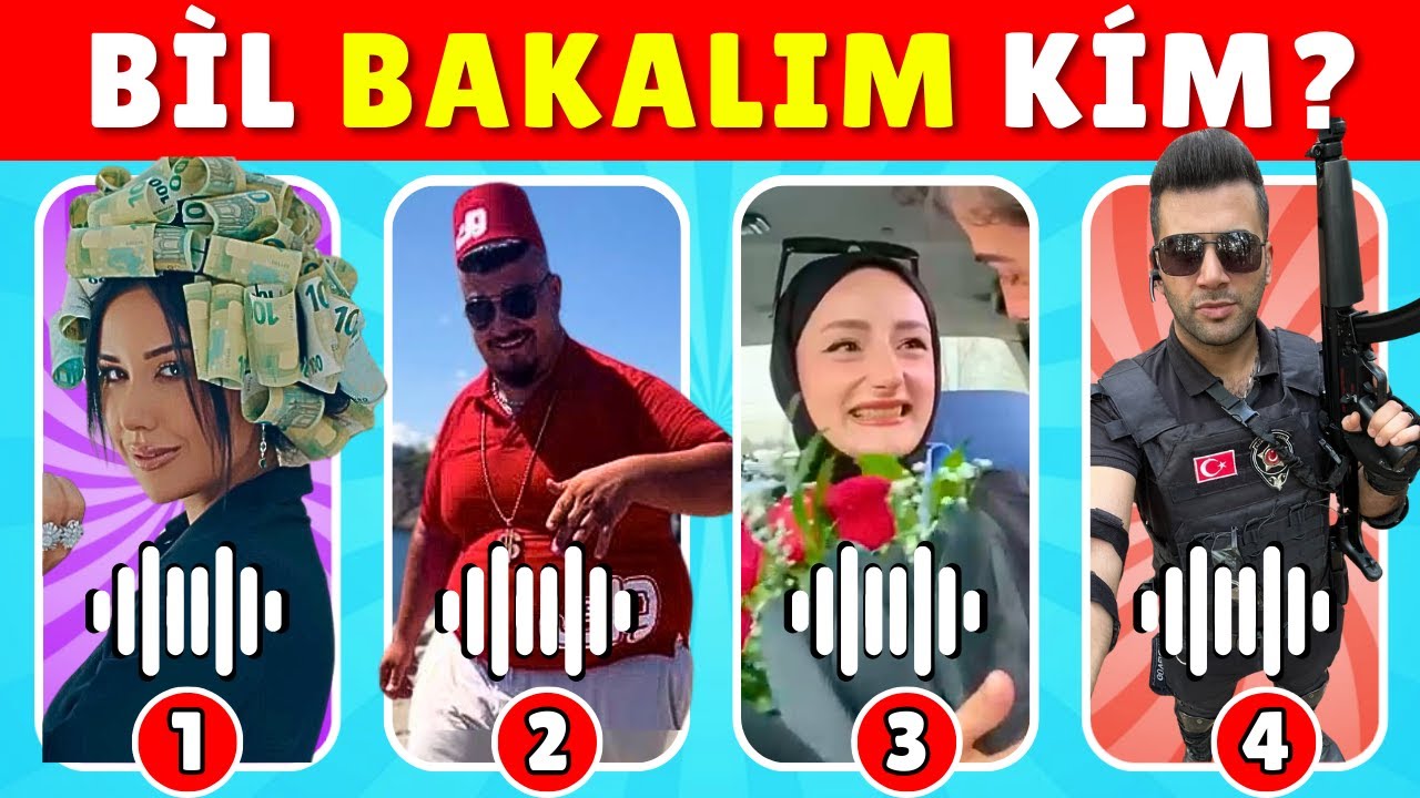 Bil BAKALIM Kim?🤔🎤 Viral Videoların Sesini TAHMİN ET! 🔥🔊