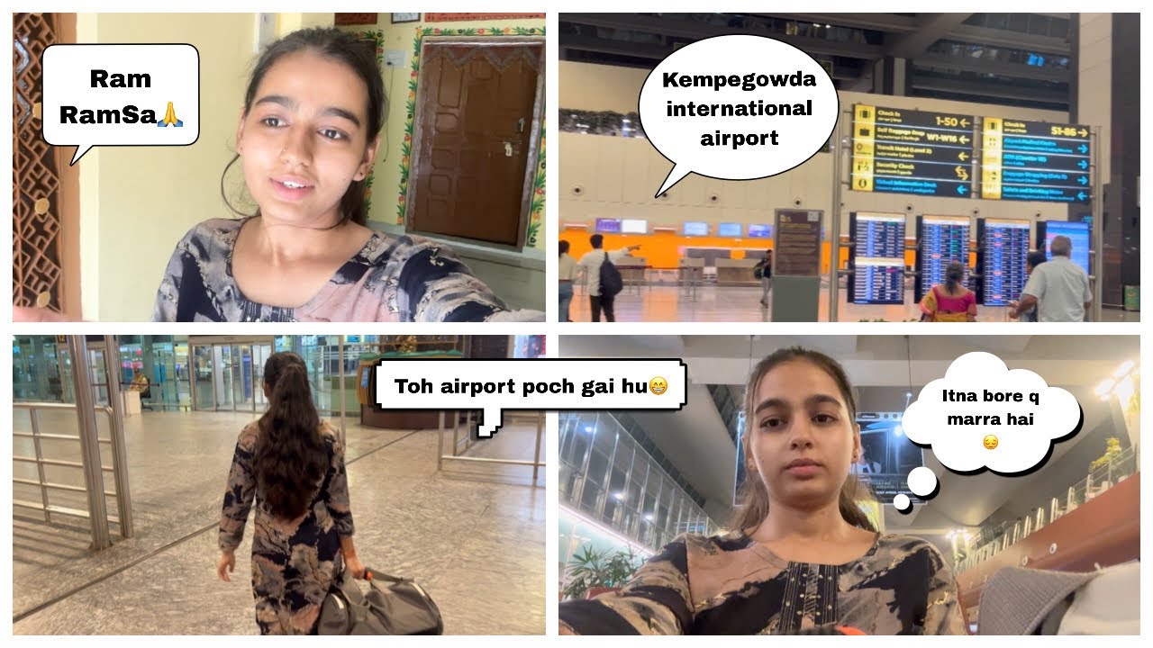 Q MUJHE ACHANAK se gav jaana pada || kempegowda international airport