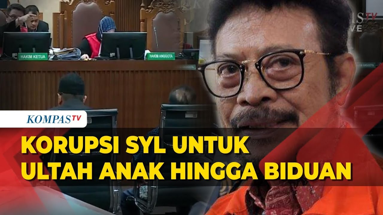 [FULL] Momen Saksi Ungkap Uang Kementan Dipakai SYL Untuk Ultah Anak hingga Biduan