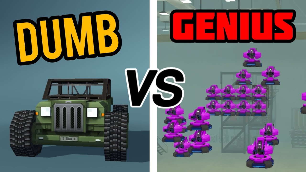 DUMB VS GENIUS | Blocky cars online