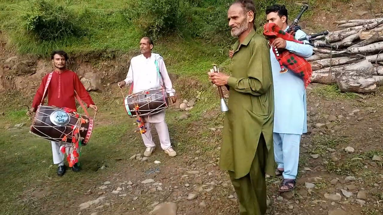 #پاکستان آزاد کشمیر راولاکوٹ اظہر کشمیری Dhol master new video 2024