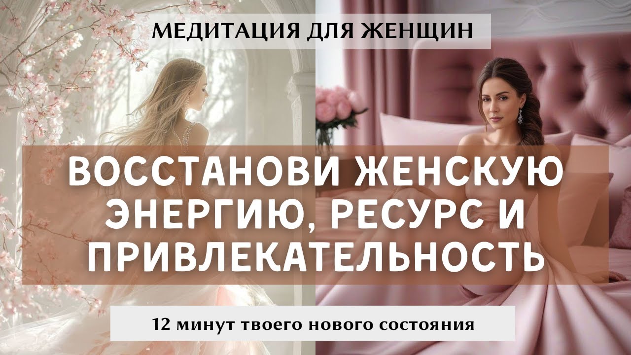 Медитация для женщин. Верни женственность, энергию, удачу и радость. Стань спокойной и счастливой