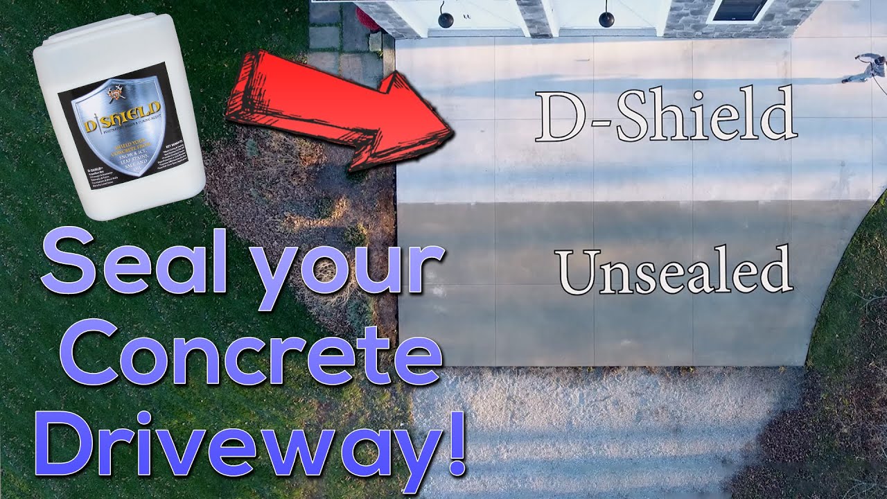 (DIY) Seal A Concrete Driveway!
