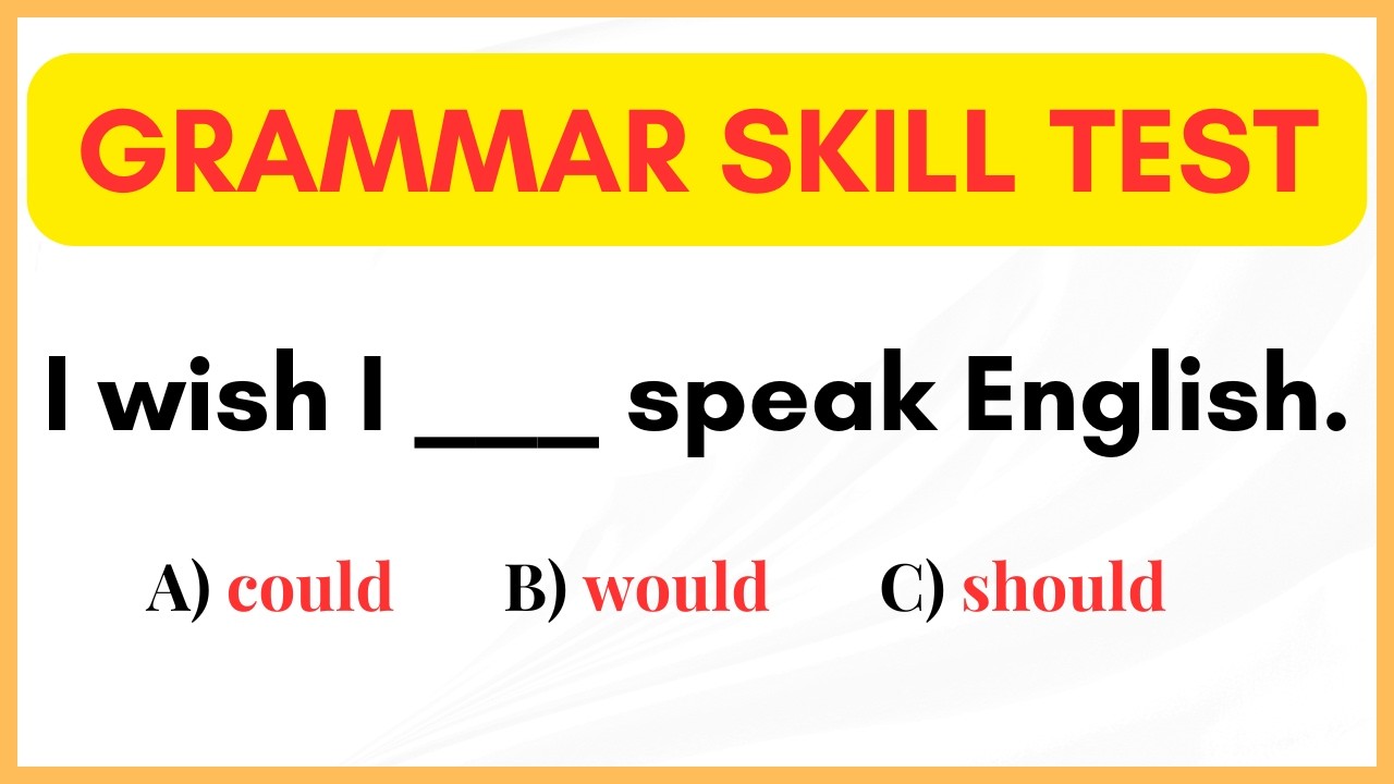 English Grammar Quiz To Test Your Skills