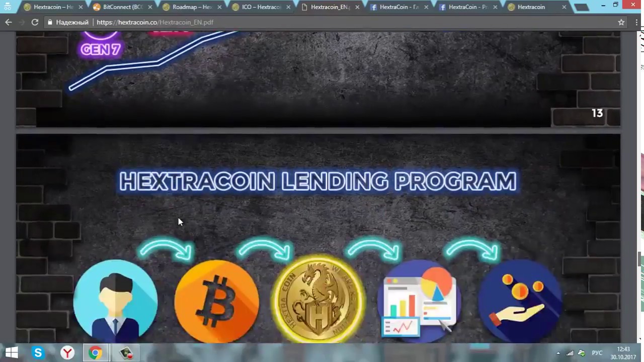 HextraCoin - мощный аналог BitConnect'a!!!