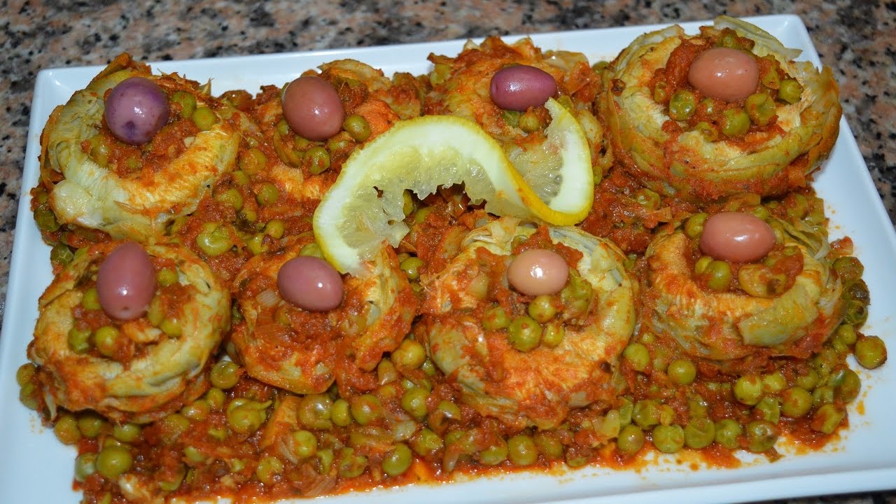 طاجين القوق والجلبانة Tajine