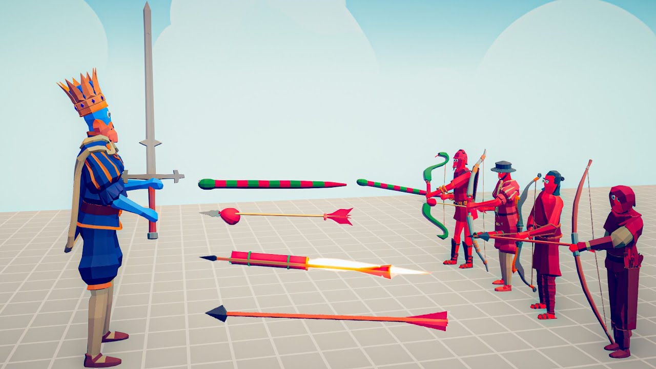 ALL ARCHERS vs EVERY UNIT - Totally Accurate Battle Simulator TABS
