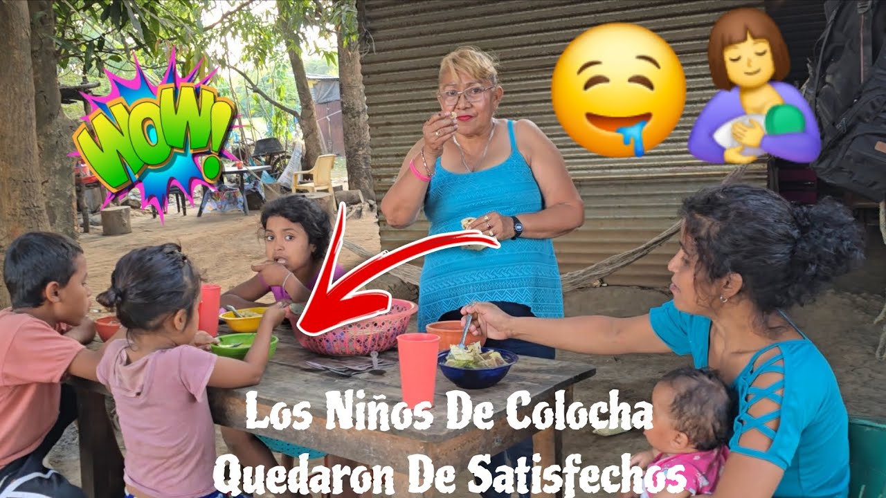 Los niños de Colocha🤱Quedaron bién 😏 satisfecho 😋 gracias a la suscriptora de USA 🇺🇲 