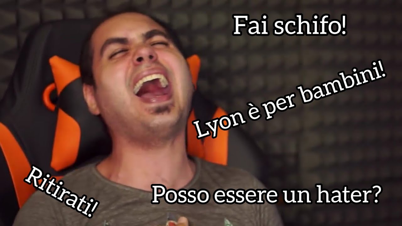 LYON REAGISCE AI COMMENTI DEGLI HATER! *funny moments*