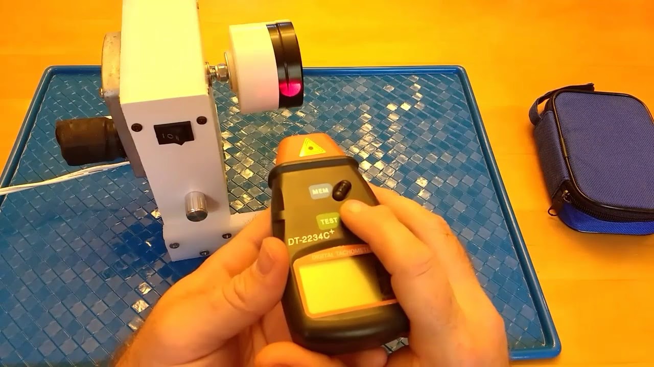 Non-Contact Laser (Photo) Digital Tachometer Review/Demo/Tips DT-2234C+