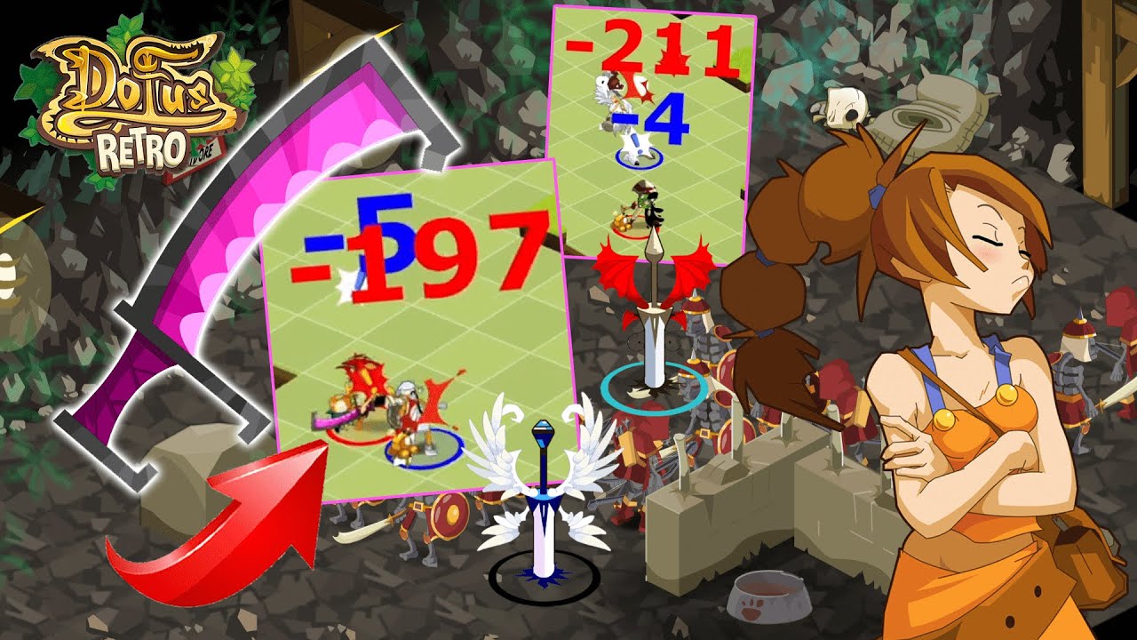 Un Feca feu/air à la FUSCHIA 🔥⚡ PVP DOFUS RETRO