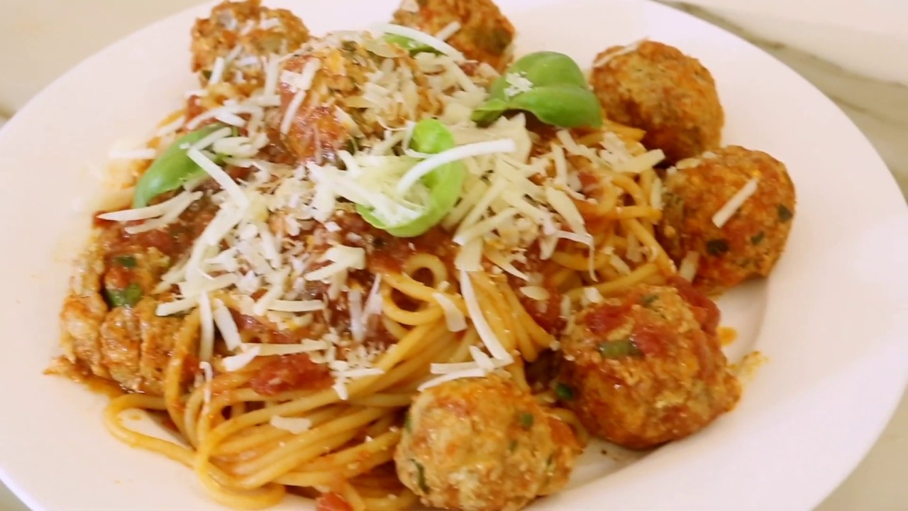 Nonna Maria cooks Italian meatballs with ragu