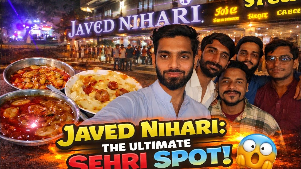 Ramzan Special Sehri at Javed Nihari😋 | Gossip with friends😜 | Ramadan 2026 | Habibi's 