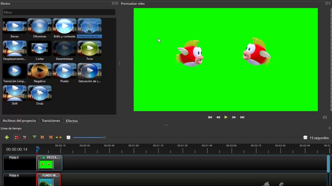 Efecto Pantalla verde(Chroma Key) con OpenShot v.2.5.1