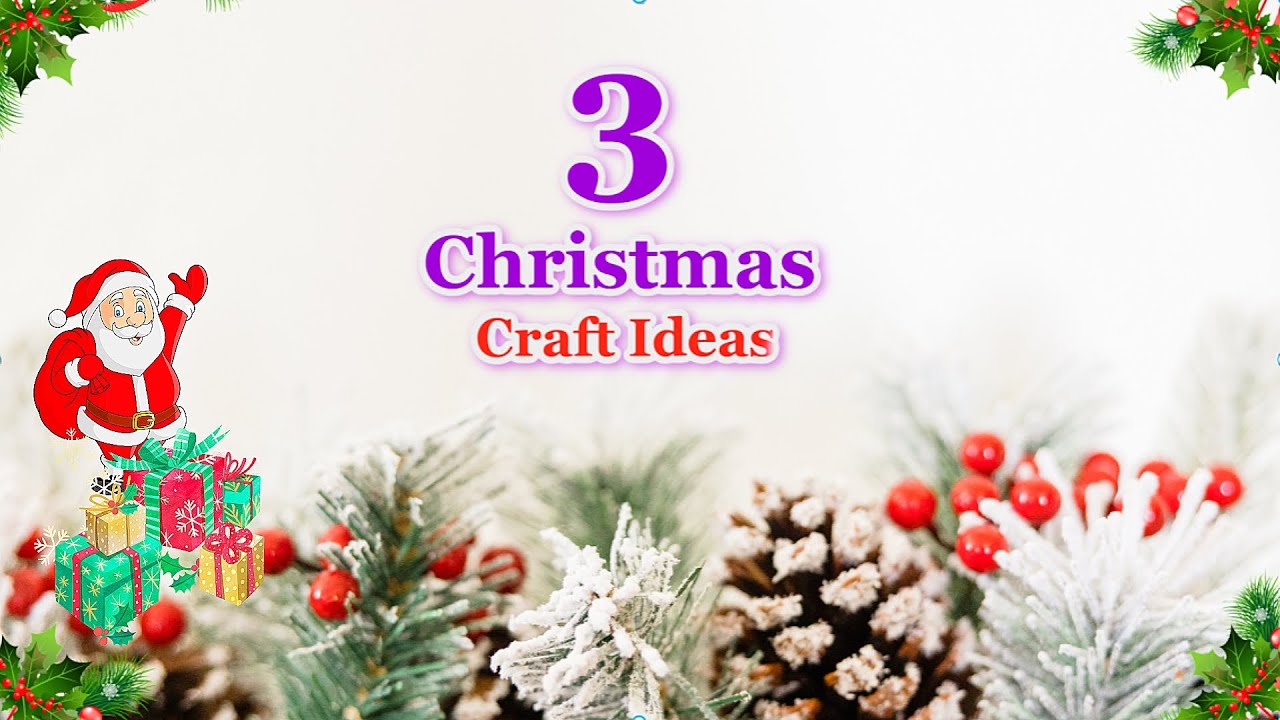 3 Economical Christmas Decoration ideas | DIY low Budget Christmas craft idea🎄125
