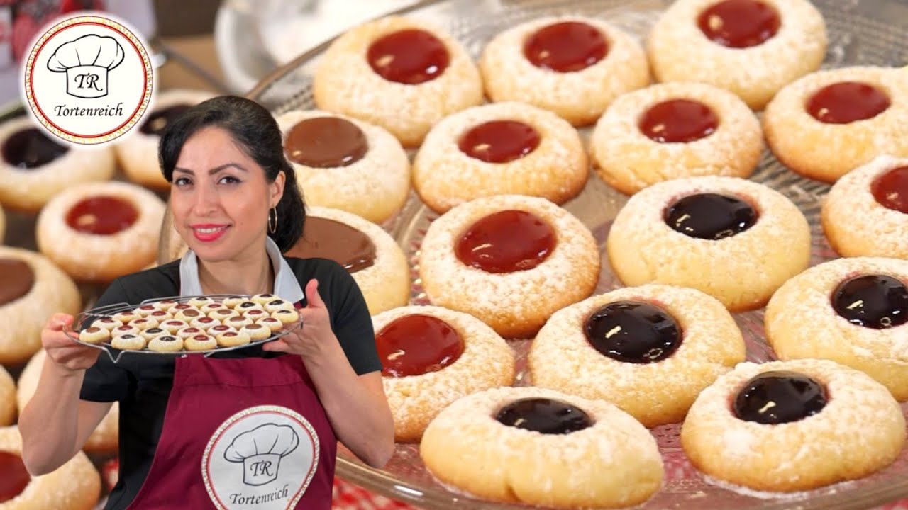 Einfache Engelsaugen Plätzchen, sogar für Anfänger / Husarenkrapfen