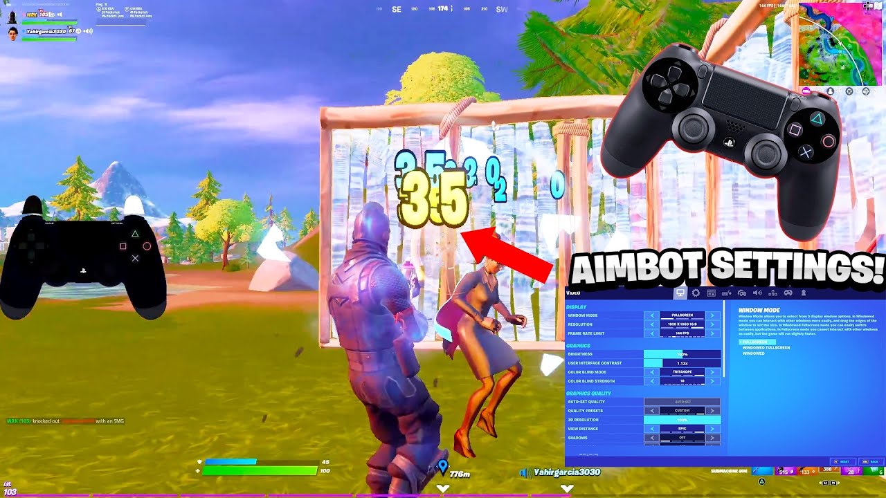 Best Linear *AIMBOT* Controller Settings For 100% Accuracy 🎯 (No Claw/Scuf) + (PS4/PS5/XBOX/PC)