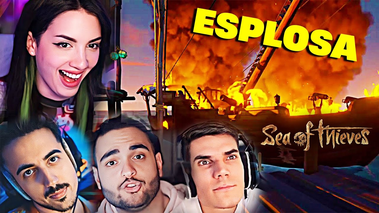Ho fatto ESPLODERE la NAVE | Sea Of Thieves con @oDeluxx @imneervy @JeckVII