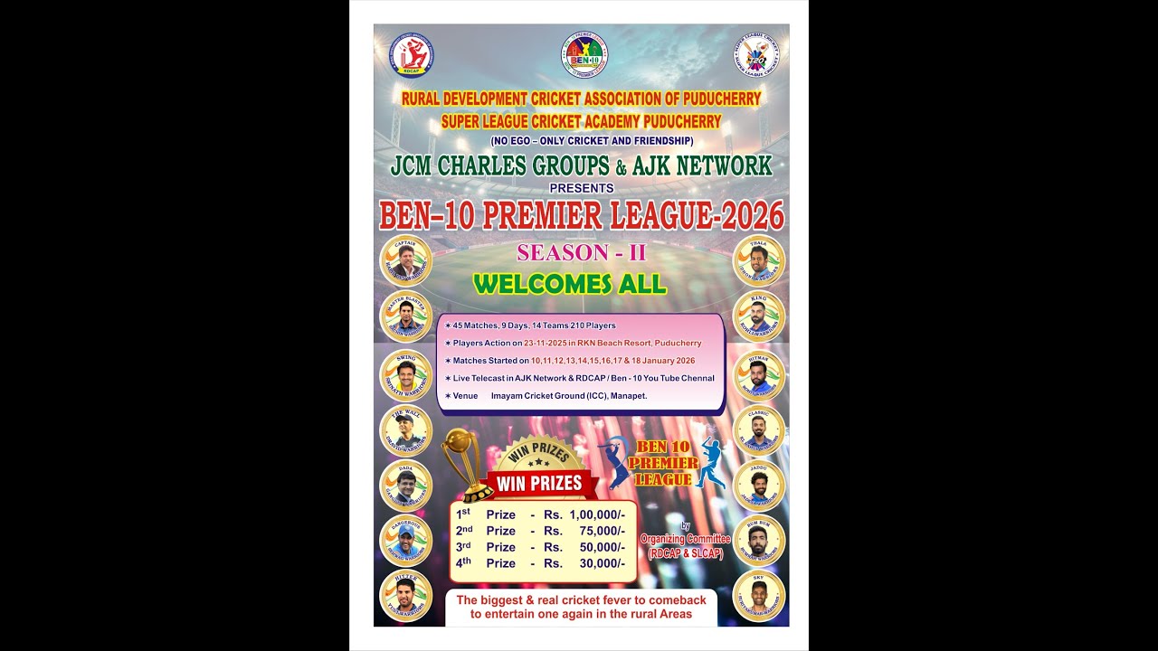 BEN 10 [PREMIER LEAGUE SEASON 2 -2026 (DAY-4)