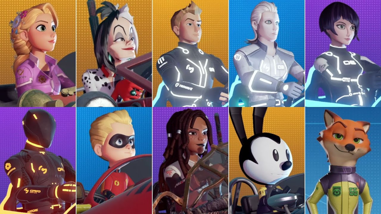 Disney Speedstorm (PC) // Online Races - Season 17 Zootopia (Rapunzel - Nick Wilde)