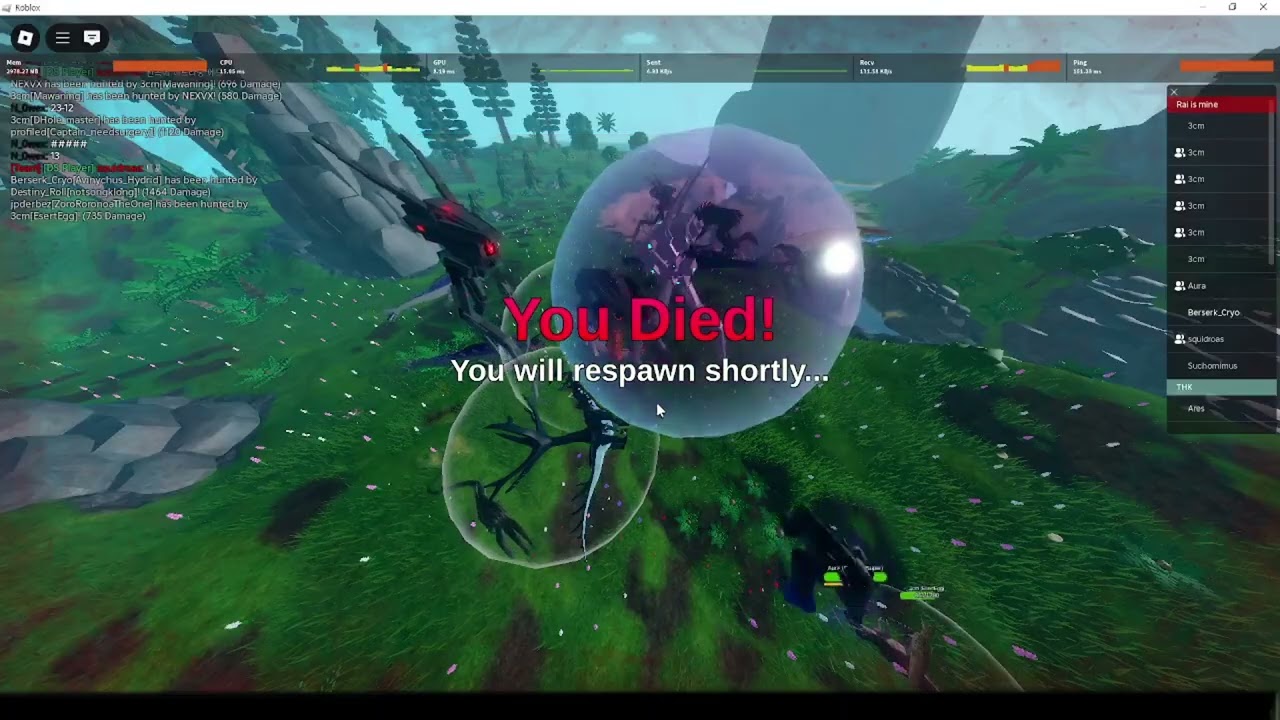 Dinosaur simulator war 10vs10  against thk