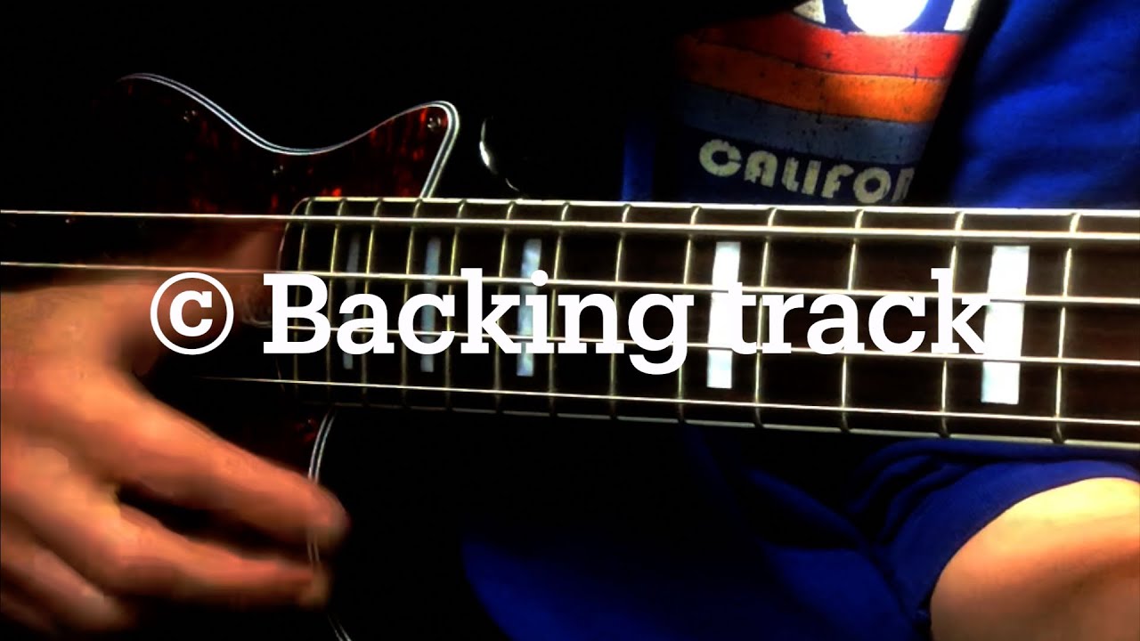 Slap bass practice - Backing track - 90 bpm