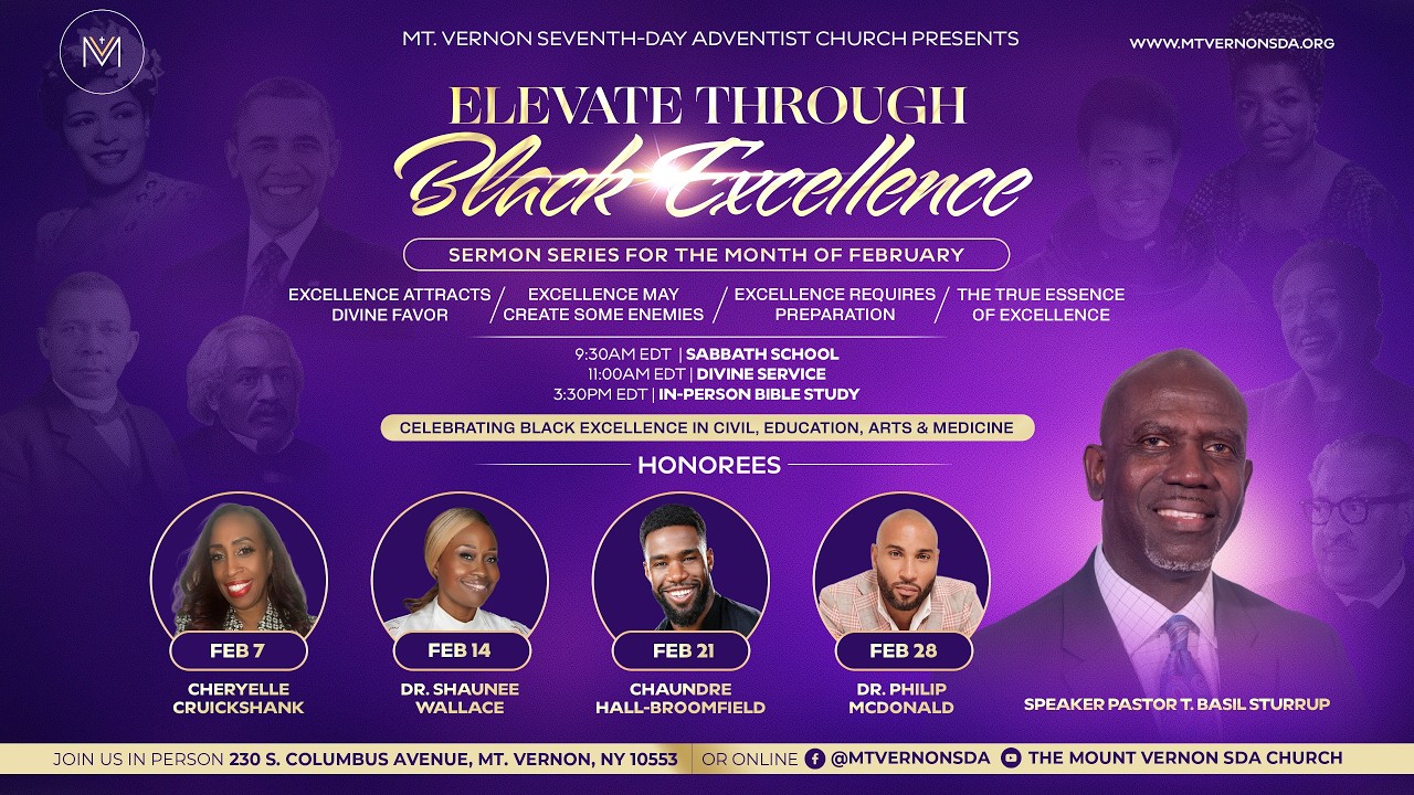 The Mt. Vernon SDA Church | Elevate Through Black Excellence: Week 4 | February 28, 2026