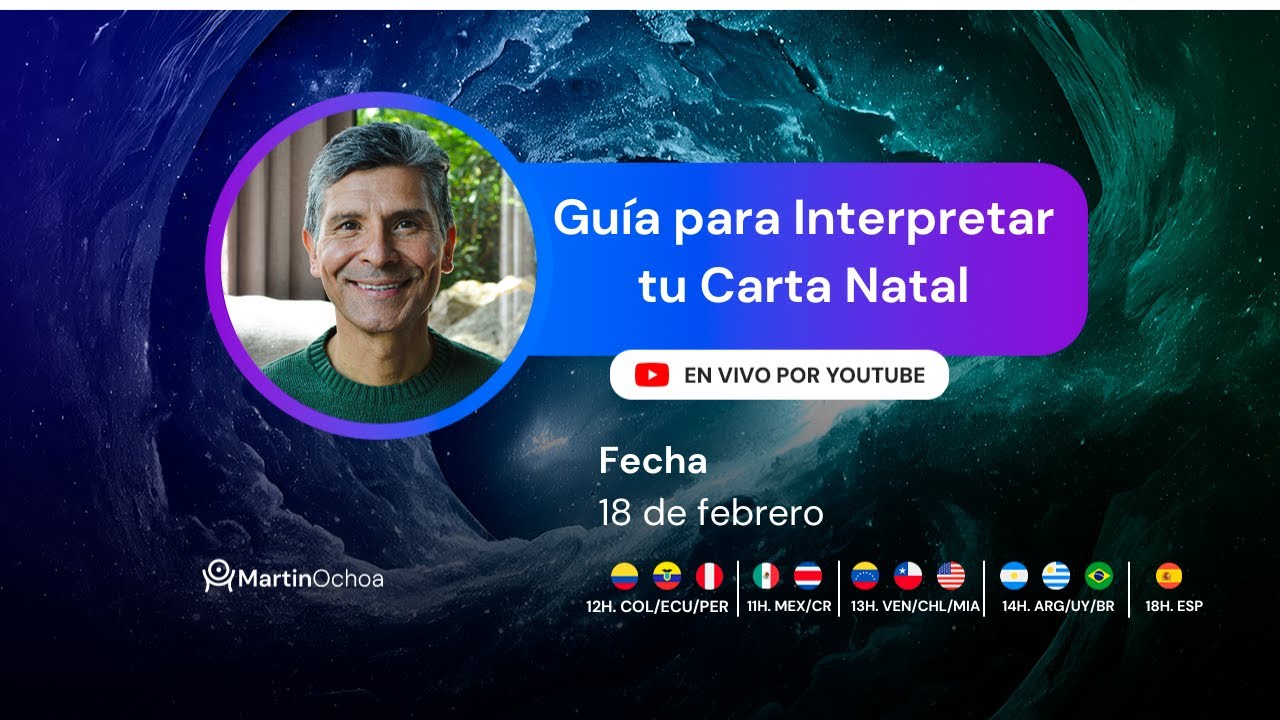 Guía Completa para Interpretar tu Carta Natal: Elementos y Métodos Explicados por Martín Ochoa