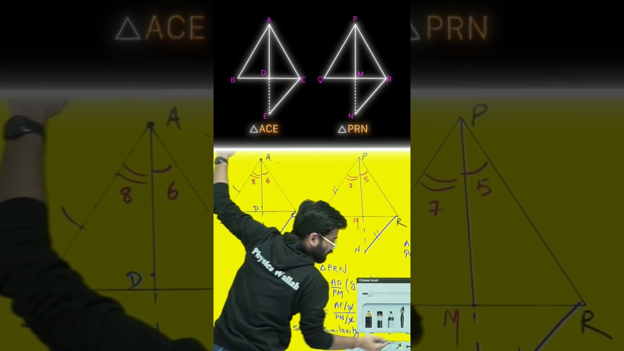 Most Important Questions Of Triangle Class 10th🔥 #physicswallah #class10thmaths