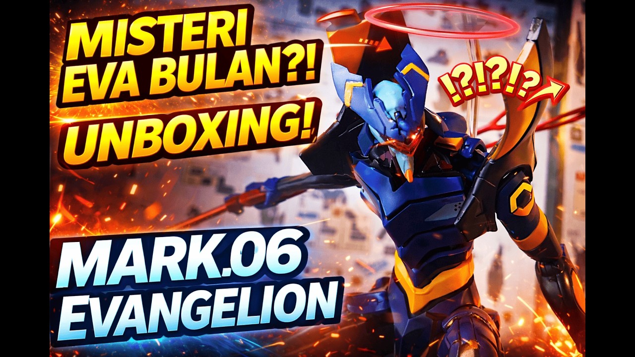 EVANGELION MARK 6 MODEROID UNBOXING & REVIEW | Eva dari Bulan yang Paling Misterius?! 🌙🔥