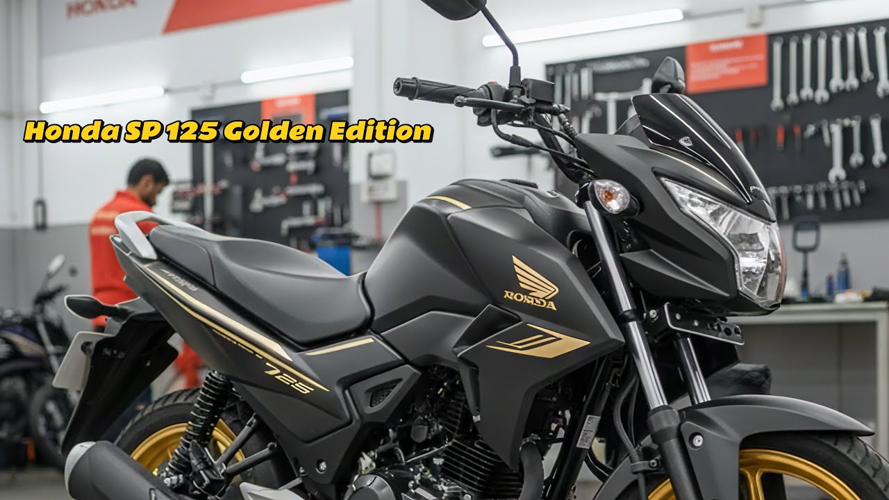 Honda SP 125 Golden Edition – Full Review | Mileage, Price, Features & Engine
