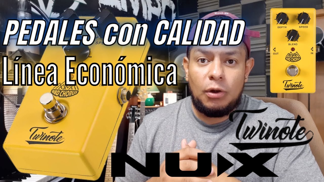 TWINOTE BBD CHORUS (by NUX) | PEDALES de GUITARRA con CALIDAD Línea Económica | mi PEDALBOARD